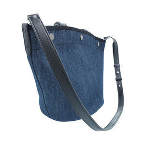 Prada Denim Tote Bag Leather